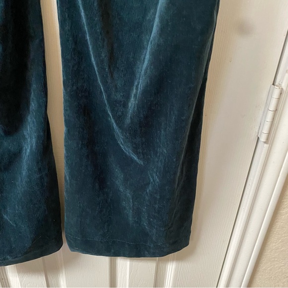 Coldwater Creek Deep Teal Lightweight Corduroy High Rise Wide Leg Pants Size 20W - Picture 11 of 15
